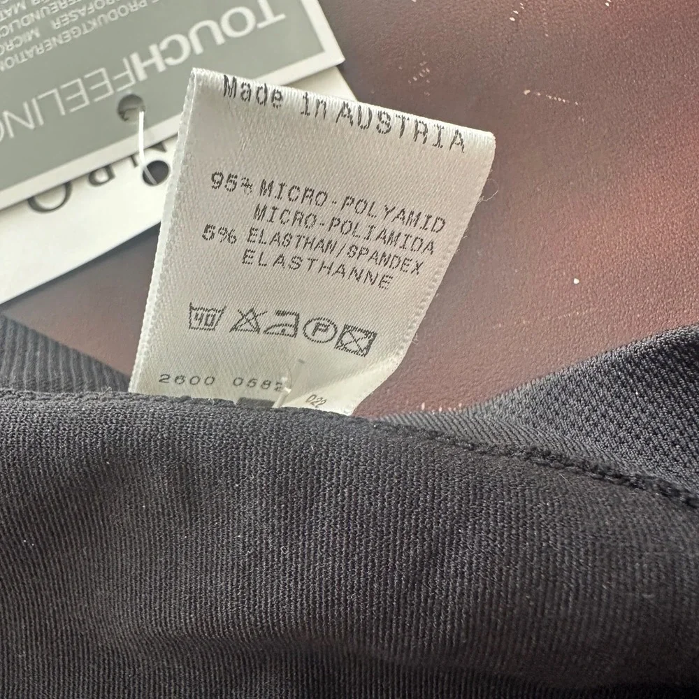 Hanro Touch Feeling Boyshort Black Micro Polyamide 1822 Set of 2 NWT Swiss - Picture 8 of 9